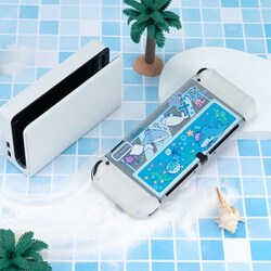 G-NSOLED-SS-TH-SH-WHBTZ [SwitchEL用 サメ君パーティー 保護カバー]