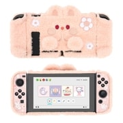 G-NS-HS-TH-FR [Switch用 花ウサギフワフワ 保護カバー]