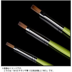 SB-03 筆塗り模型専用チタン平筆 1/32用 [プラモデル用品]