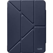 iPad Air 11インチ (M2/3)(2024-2025)/iPad Air 10.9インチ 第4/5世代(2020/2022)/iPad Pro 11インチ 第4/3/2/1世代(2022/2021/2020/2018)用 HUEX FOLIO ケース NAVY L_IPA24S_HF_NV
