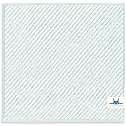 瀬戸内逸品 瀬戸内小波（sazanami） タオルハンカチ 25cm×25cm ブルー 27-1100060