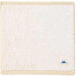 27-1041080 [瀬戸内逸品 瀬戸内白波（shiranami） ウォッシュタオル 34cm×35cm イエロー]