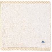 27-1041080 [瀬戸内逸品 瀬戸内白波（shiranami） ウォッシュタオル 34cm×35cm イエロー]