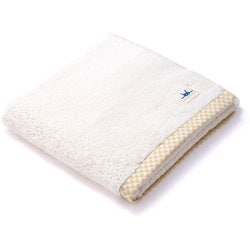 瀬戸内逸品 瀬戸内白波（shiranami） バスタオル 60cm×120cm イエロー 27-1043380