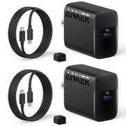 Anker Charger (45W) with USB-C & USB-Cケーブル 2個セット ブラック B2653112