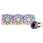 ARGB対応水冷CPUクーラー/360mmラジエーター/ホワイト/LGA1700 AM5対応 Vortex 360 ARGB White