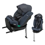 チャイルドシート 回転タイプ ISOFIX 新生児~10才頃(身長40cm~135cmまで) R129適合 クルムーヴ ロング R129 エッグショック EA ブルー(BL)