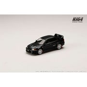 HJ642032ABK 1/64 三菱 ランサー GSR エボリューション 5 CP9A 1998 マッドフラップ付き ピレネーブラック [ダイキャストミニカー]