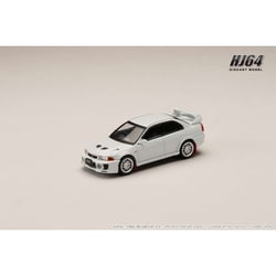 HJ642032AW 1/64 三菱 ランサー GSR エボリューション 5 CP9A 1998 マッドフラップ付き スコーティアホワイト [ダイキャストミニカー]