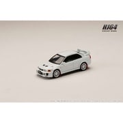 HJ642032AW 1/64 三菱 ランサー GSR エボリューション 5 CP9A 1998 マッドフラップ付き スコーティアホワイト [ダイキャストミニカー]