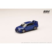 HJ642033ABLP 1/64 三菱 ランサー GSR エボリューション 6 CP9A 1999 マッドフラップ付き アイセルブルー [ダイキャストミニカー]