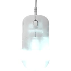 ゲーミングマウス OP1 RGB つかみ持ち特化 小型フォルム RGB有線モデル 軽量51.5g 8000万回耐久 Kailh GXスイッチ採用 ドライグリップコーティング ホワイトフロスト EGG-OP1-RGB-WF