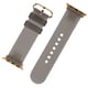 669-977385 [Apple Watch 41/38mm用 クリアカラーバンド チャコールブラック]
