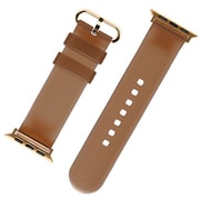 669-977408 [Apple Watch 41/38mm用 クリアカラーバンド ブラウン]
