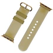 669-977415 [Apple Watch 41/38mm用 クリアカラーバンド オリーブ]