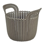 CV-006 [knit ニット ラウンドバスケット 3L ブラウン]