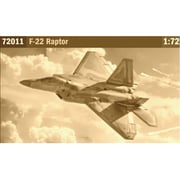 IT72011 1/72 アメリカ空軍 戦闘機 F-22 ラプター 工具／塗料付き コンプリートセット [組立式プラスチックモデル]