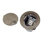 DUM7001MA [住宅用フロアコンラウンド 2P15A125Vアース付1コ口 ブラウンメタリック 1個]