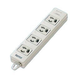 WCH24043H [マグネット付 OAタップ 接地15A抜け止め形 4コ口 電源表示付 コードなし グレー 1個]