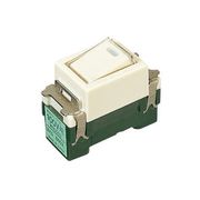 WN50512 [フルカラー 埋込ほたるスイッチ 200V用AC15A 片切（B） ネーム付 1個 ミルキーホワイト]