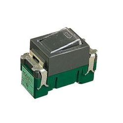 WN5051H [フルカラー 埋込ほたるスイッチ 100V用AC15A 片切（B） ネーム付 グレー 1個]