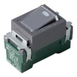 WN5052H [フルカラー 埋込ほたるスイッチ 100V用AC15A 3路（C） ネーム付 グレー 1個]