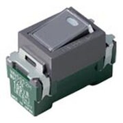 WN5052H [フルカラー 埋込ほたるスイッチ 100V用AC15A 3路（C） ネーム付 グレー 1個]