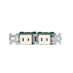WNH1402 [フルカラー埋込ホテル用巾木ダブルコンセント 1個]
