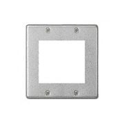 WN8850K [フルカラー2連接穴新金属コンセントプレート 1個]