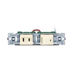 WCF2013W [器具用フルカラー2P コンセント×1、スイッチB×1 ミルキーホワイト 1個]