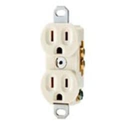 機器用接地2P埋込ダブルコンセント ミルキーホワイト 1個 WCF53003W