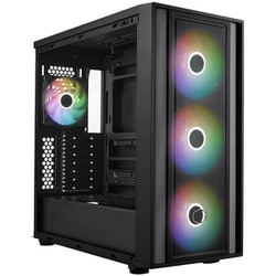 MasterBox 600 裏面配線マザーボード・420mmラジエーター対応 ARGBファン 4基搭載 ミドルタワー ATX PCケース ブラック MB600-KGNN-S00