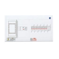 BQWB34821 [スッキリパネル あんしん機能付 リミッタースペース付 1次送り（100V）回路付住宅分電盤 ヨコ1列 露出形 8＋2＋1 40A 1台]