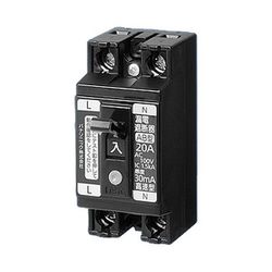 BJS3021N [小形漏電ブレーカ 2P1E O.C付 15mA 30A 1個]