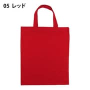 9035-05 [コットン 環境バッグ エコバッグ 手提げ レッド 約44×37cm]