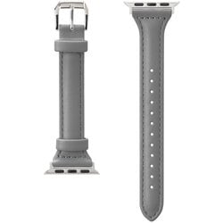 PG-AW41PU02GY [Apple Watch 41/40/38mm用 PUレザーバンド グレー]