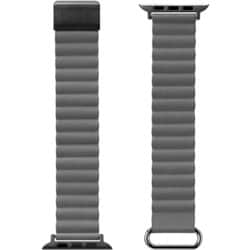 PG-AW41MG04GY [Apple Watch 41/40/38mm用 PUレザーマグネットバンド グレー]