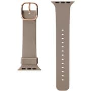 PG-AW41SC03BE [Apple Watch 41/40/38mm用 シリコンバンド ベージュ]
