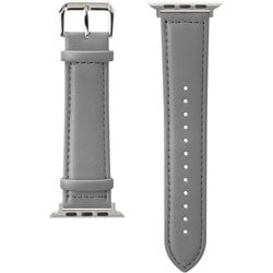 PG-AW49PU02GY [Apple Watch 49/45/44/42mm用 PUレザーバンド グレー]