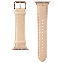 PG-AW49PU03BE [Apple Watch 49/45/44/42mm用 PUレザーバンド ベージュ]