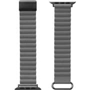 PG-AW49MG04GY [Apple Watch 49/45/44/42mm用 PUレザーマグネットバンド グレー]