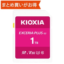 EXCERIA PLUS（G2） SDXCカード 1TB Class10 UHS-I U3 V30 最大読込100MB/s 最大書込90MB/s KSDH-B001T