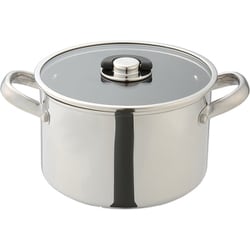 両手鍋 20cm キャセロール IH ガス火 対応 スターシェフ シンプル おしゃれ MSC4-W20