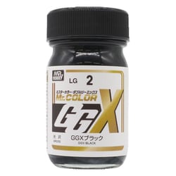 Mr.カラーGGX LG2 GGXブラック 60ml [プラモデル塗料]