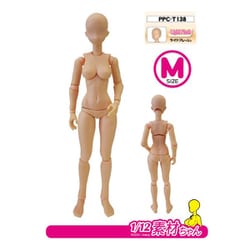 PPC-Ｔ138 プレミアムパーツコレクション 関節技EX 1/12 素材ちゃん M ライトフレッシュ [プラモデル用品]
