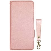 AC-WE2-SHY2 PK [arrows We2 シャイニー手帳型ケース BOOK TYPE CASE for arrows We2 便利なショートストラップ付 ピンク（PK）]