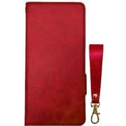 AC-WE2-PB2 RDR [arrows We2 ソフトレザー手帳型ケース BOOK TYPE CASE for arrows We2 便利なショートストラップ（RD）付 レッド（RD）]