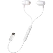 USB Type-C ステレオ対応 マイク付きイヤフォン 1.1m ホワイト 4212A