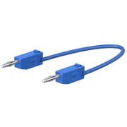 Φ2mm/450mm テストリード(スタック接続/青) EA707NC-333