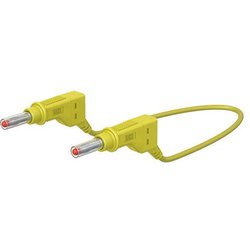 Φ4mm/250mm テストリード（スタック接続/黄） EA707NC-404